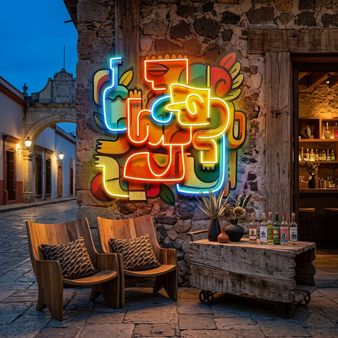 Impressive Festival Abstract Art LED Neon Sign Light Pop Art