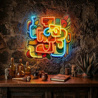 Impressive Festival Abstract Art LED Neon Sign Light Pop Art
