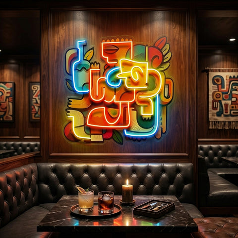 Impressive Festival Abstract Art LED Neon Sign Light Pop Art