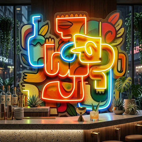 Impressive Festival Abstract Art LED Neon Sign Light Pop Art