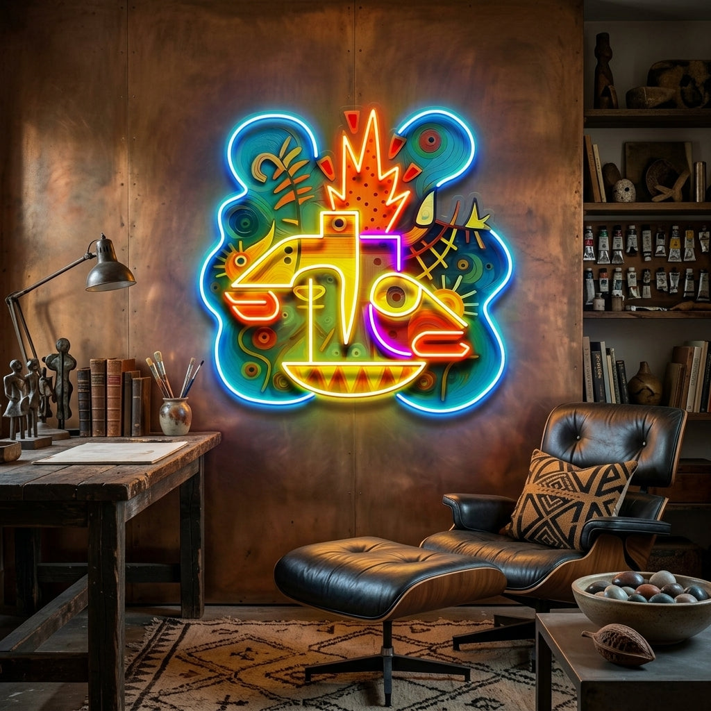 In The Ocean Life Abstract Art LED Neon Sign Light Pop Art
