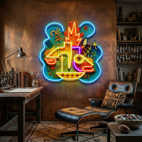 In The Ocean Life Abstract Art LED Neon Sign Light Pop Art