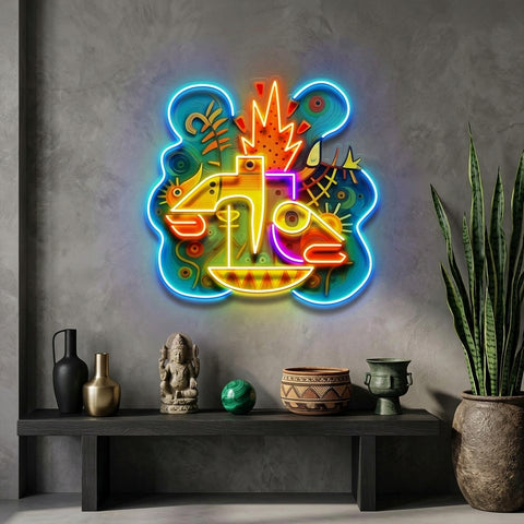 In The Ocean Life Abstract Art LED Neon Sign Light Pop Art