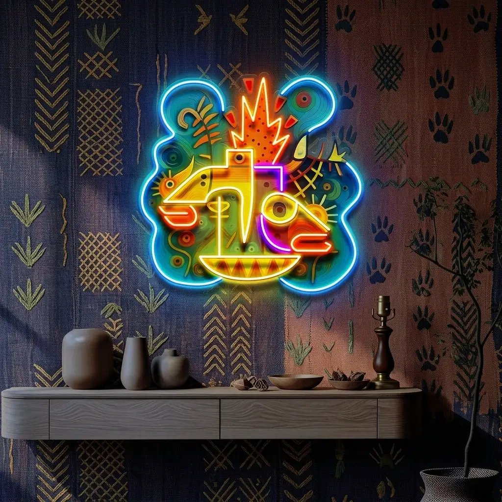 In The Ocean Life Abstract Art LED Neon Sign Light Pop Art