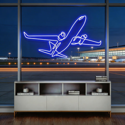 The Airplane Neon Sign