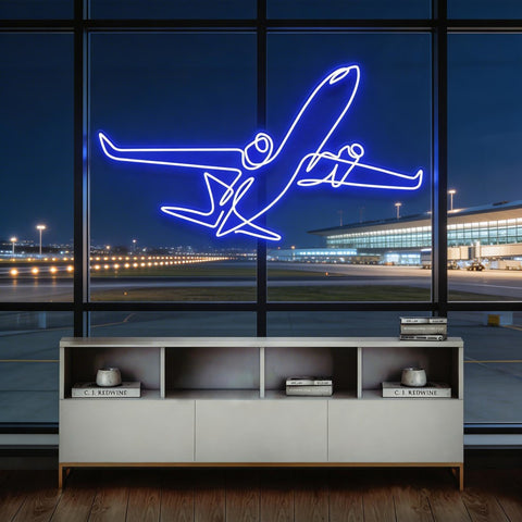 The Airplane Neon Sign