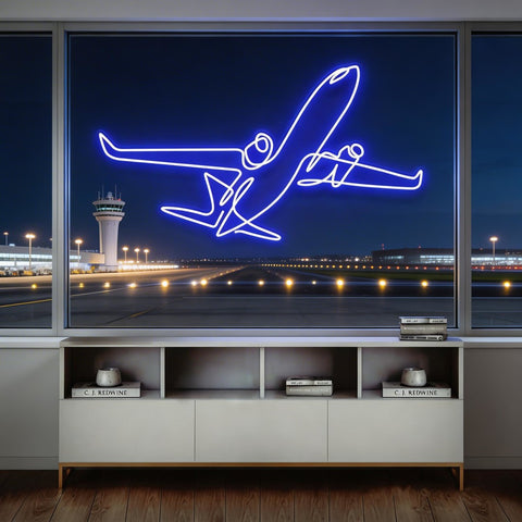 The Airplane Neon Sign
