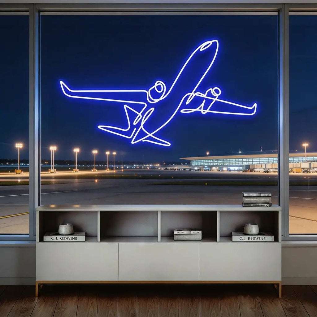 The Airplane Neon Sign