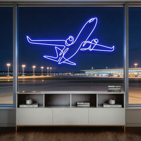 The Airplane Neon Sign