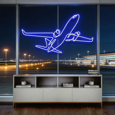The Airplane Neon Sign