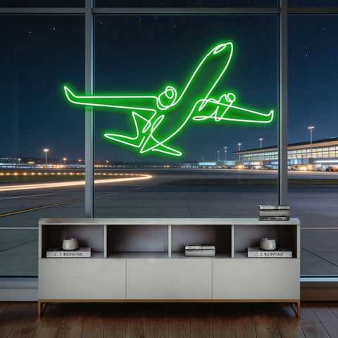 The Airplane Neon Sign