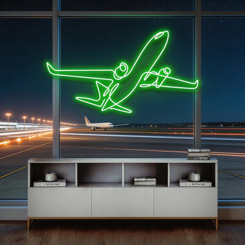 The Airplane Neon Sign
