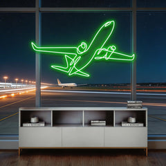 The Airplane Neon Sign