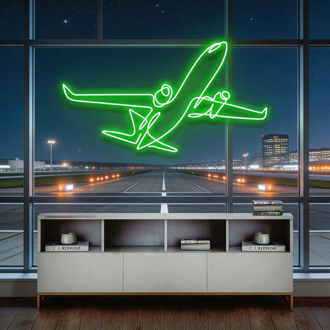 The Airplane Neon Sign