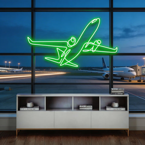 The Airplane Neon Sign