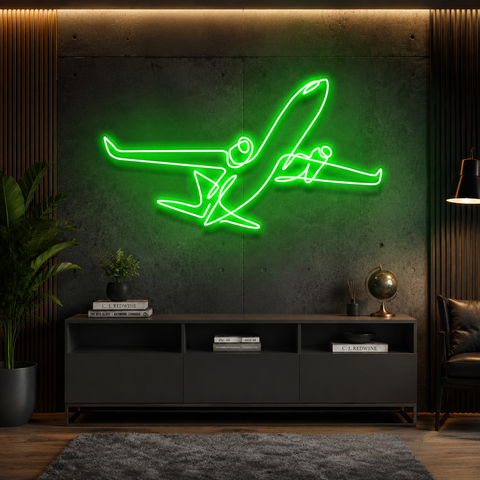 The Airplane Neon Sign