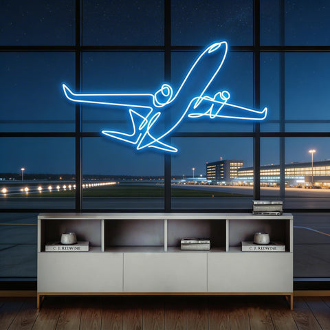 The Airplane Neon Sign