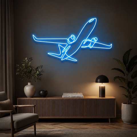 The Airplane Neon Sign