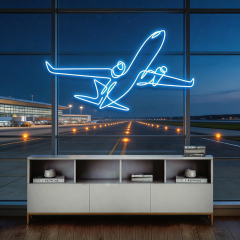 The Airplane Neon Sign