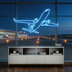 The Airplane Neon Sign
