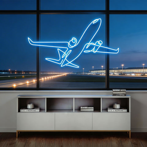 The Airplane Neon Sign