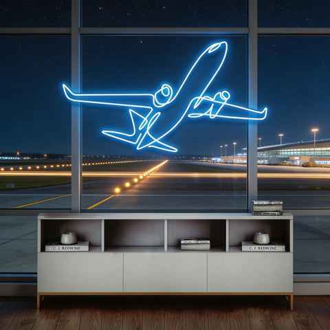 The Airplane Neon Sign