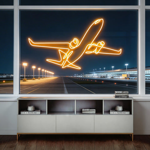 The Airplane Neon Sign