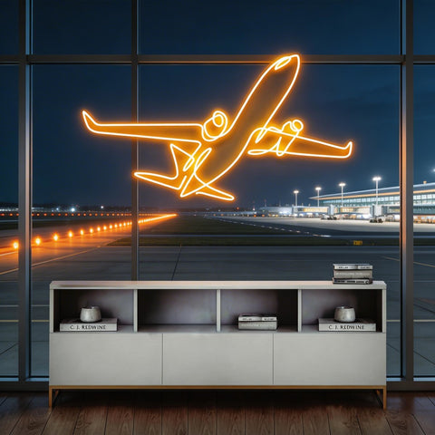 The Airplane Neon Sign