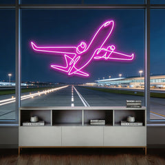 The Airplane Neon Sign
