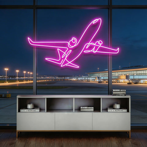 The Airplane Neon Sign