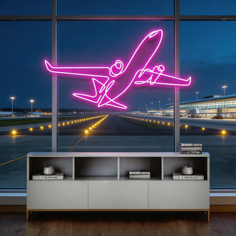 The Airplane Neon Sign
