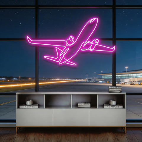 The Airplane Neon Sign