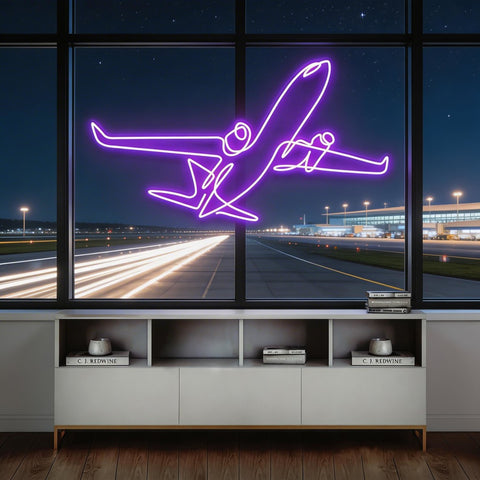 The Airplane Neon Sign