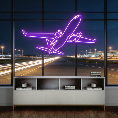 The Airplane Neon Sign