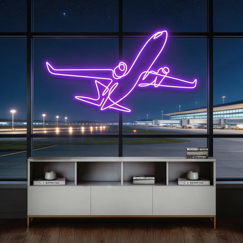 The Airplane Neon Sign