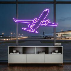 The Airplane Neon Sign