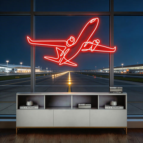 The Airplane Neon Sign