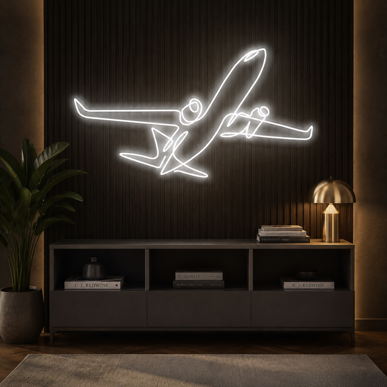 The Airplane Neon Sign