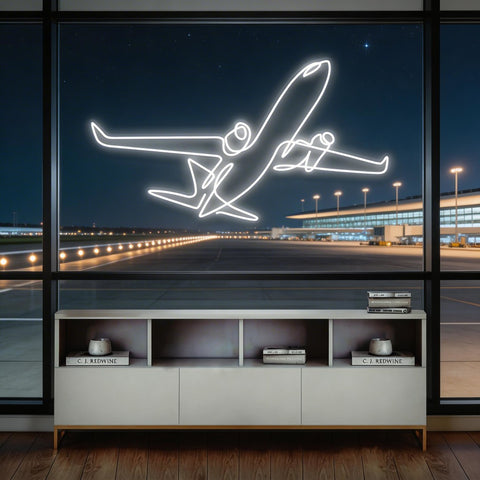 The Airplane Neon Sign