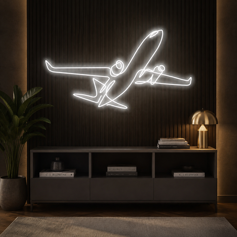 The Airplane Neon Sign