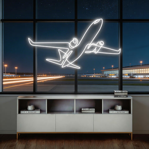 The Airplane Neon Sign