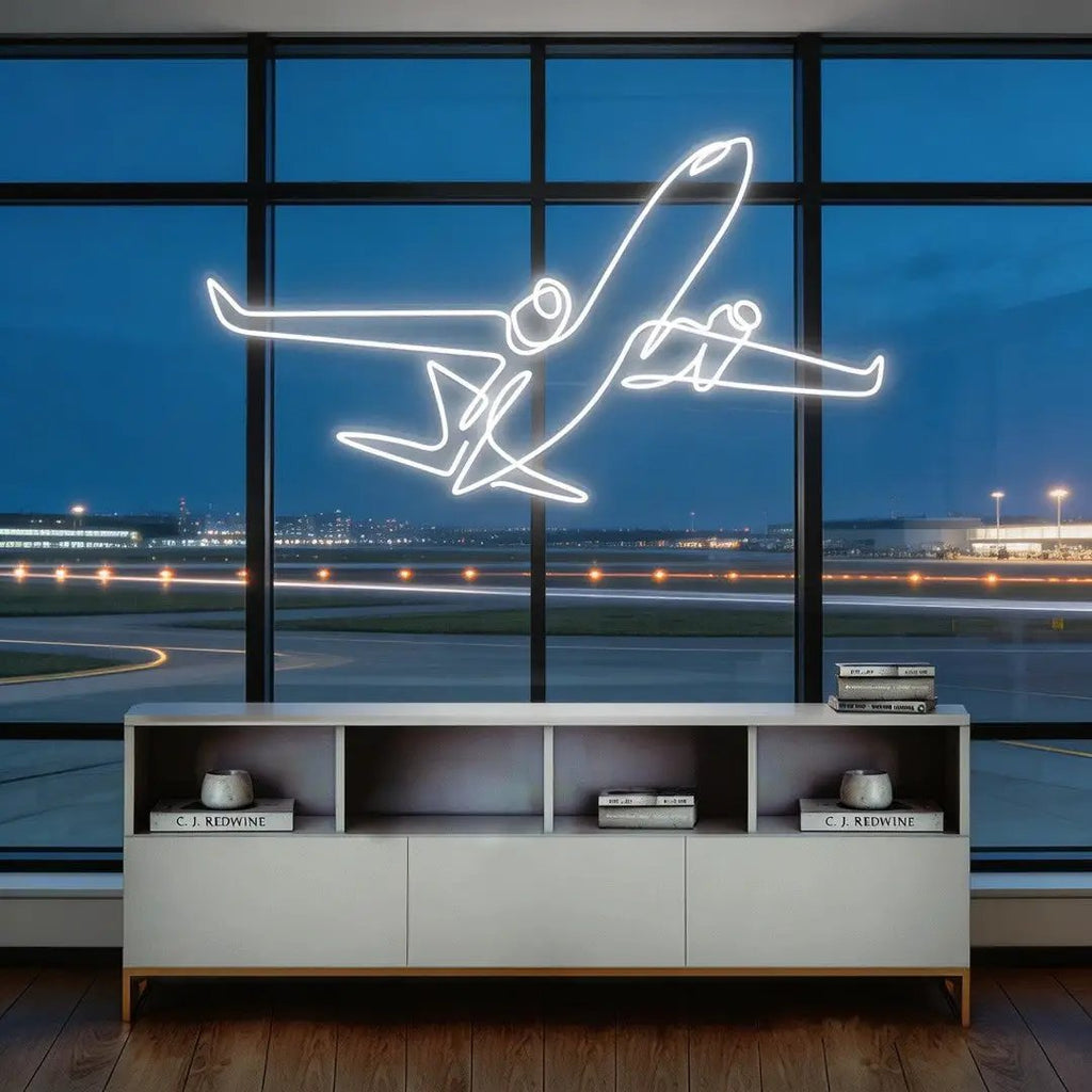 The Airplane Neon Sign