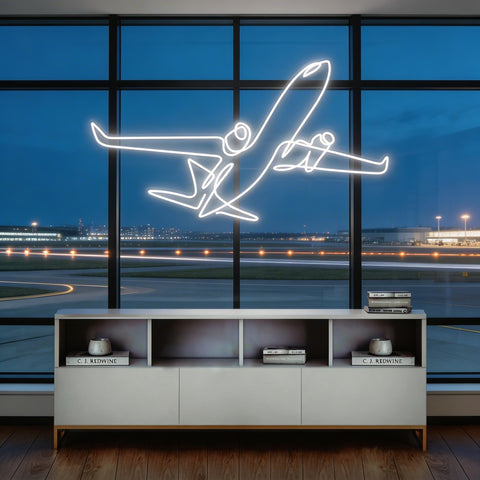 The Airplane Neon Sign
