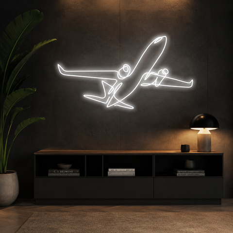 The Airplane Neon Sign