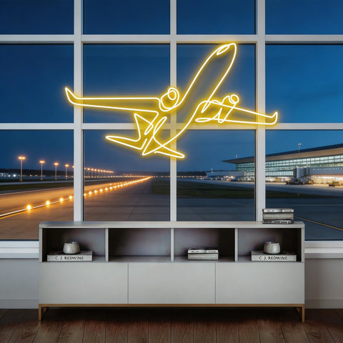 The Airplane Neon Sign