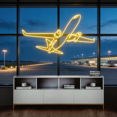 The Airplane Neon Sign