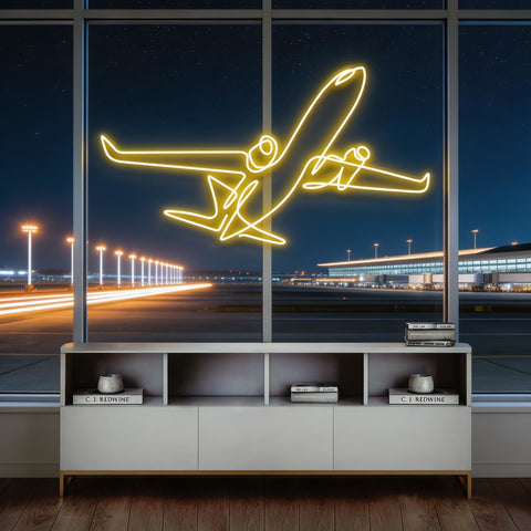The Airplane Neon Sign