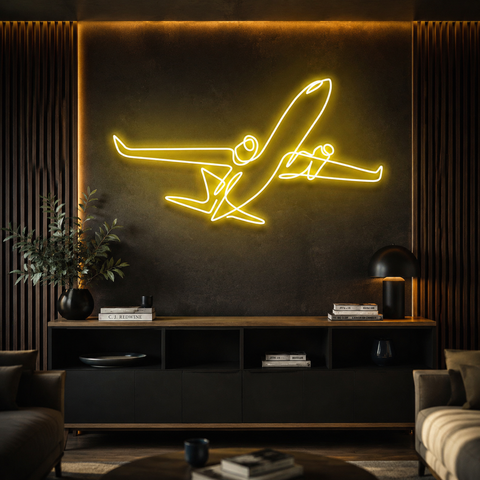 The Airplane Neon Sign