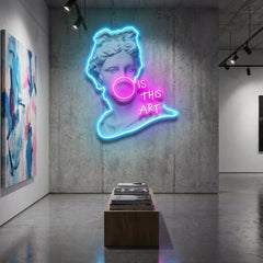 Is This Art Led Neon Acrylic Artwork Led Neon Sign Light