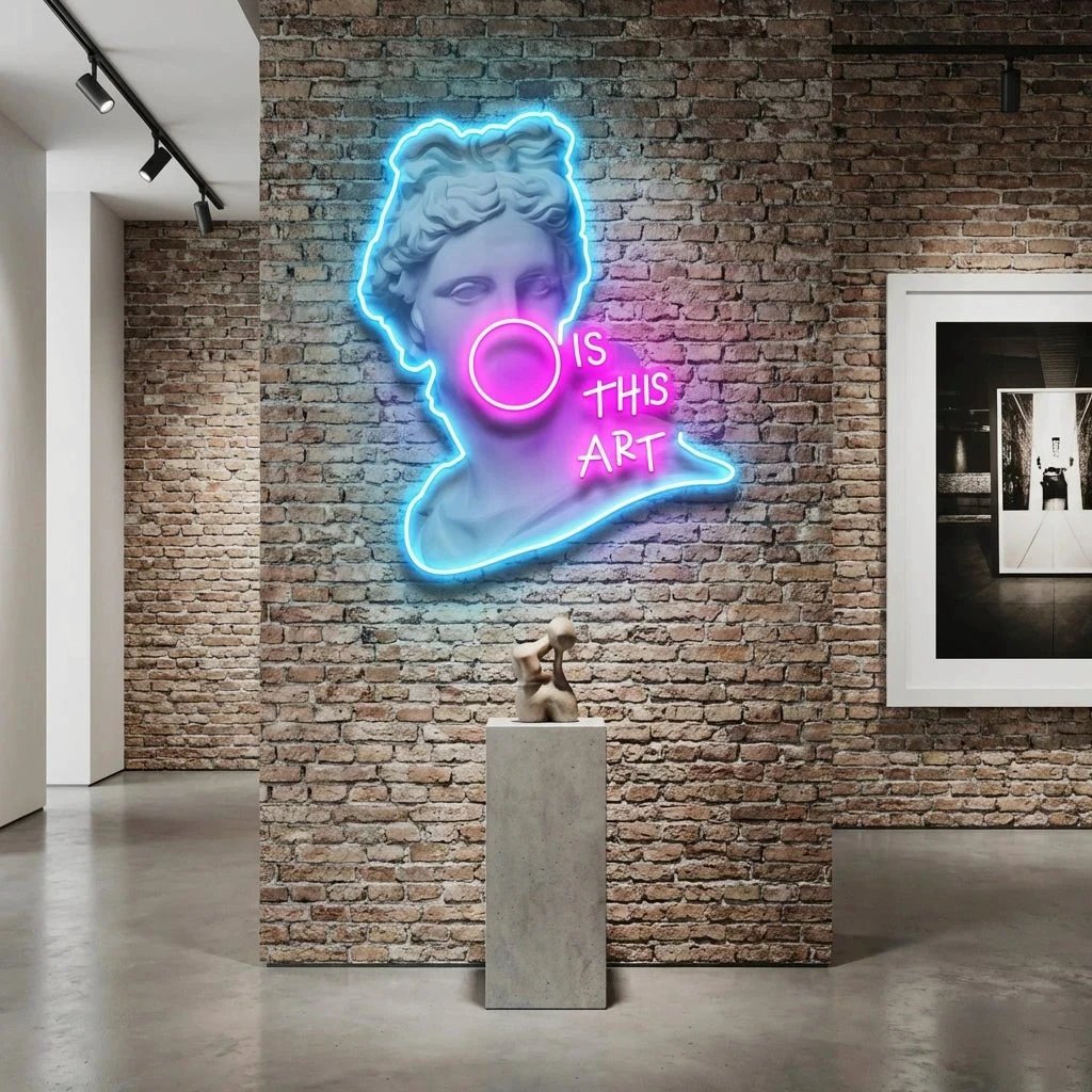 Is This Art Led Neon Acrylic Artwork Led Neon Sign Light